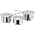 Stellar 7000 3pc Saucepan Set Stellar 7000 3pc Saucepan Set